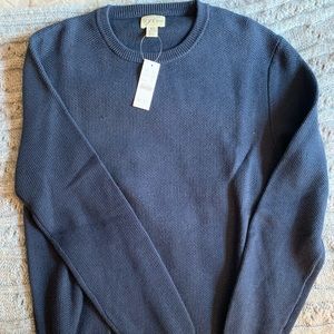 J Crew Cotton/Silk Crewneck Sweater
